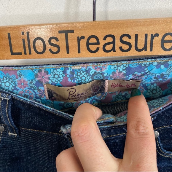 Paige hidden hills straight leg jeans - Picture 3 of 7